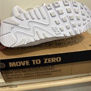 Nike White Athletic Sneakers with White Outsole